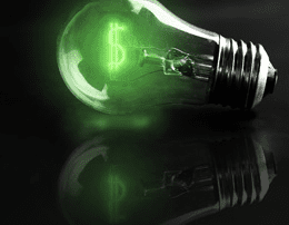 green lightbuld overview of the year 2018 by IFS in banking and finance industries